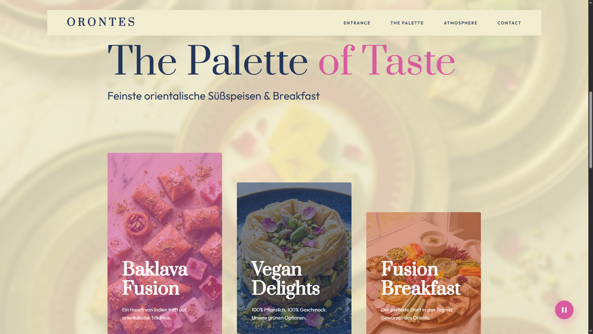 Orontes Cafe Showcase